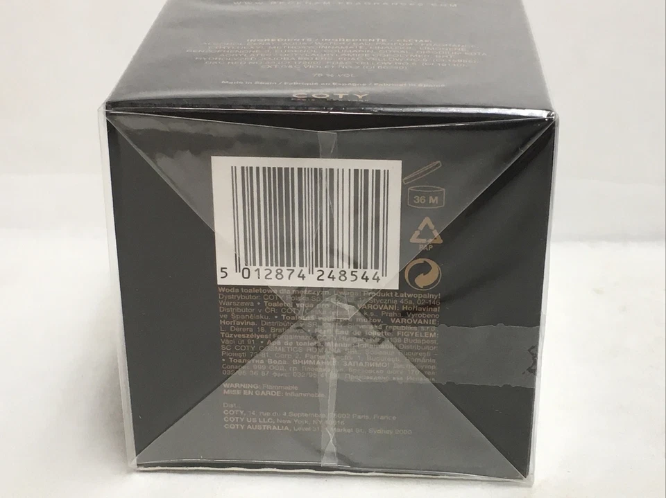Eau De Toilette Intimately Beckham de Coty Paris 1,0 FL OZ NUEVO EN CAJA Foto 2 de 2
