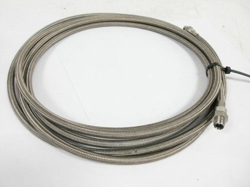 SWAGELOK 235" BRAIDED FLEXIBLE TUBE INNER DIAMETER 1/4" STAINLESS STEEL