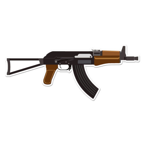 AK-47 Assult Rifle Vinyl Decal Sticker - ebn8222 - Picture 1 of 1
