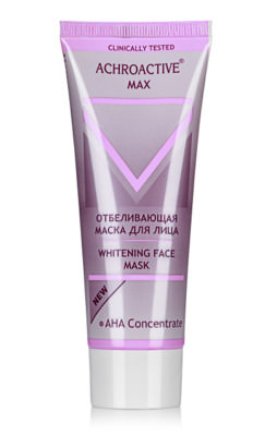 Achromin Whitening Gesichtsmaske Aufhellung Maske Altersflecken dunkle Flecken