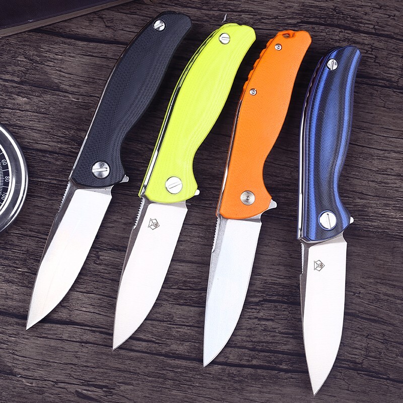 Tactical Folding Knife Ball Bearings Flipper Blade G10 Camping Knives