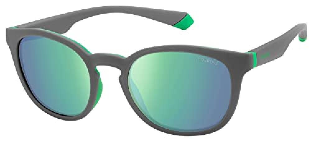 (TG. L) Polaroid PLD 2127/s Sunglasses, 3U5/5Z Grey Green, L Men's - NUOVO