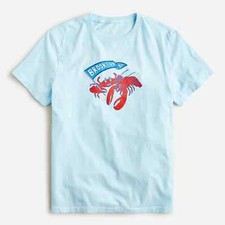 J. Crew Made in USA Men's Crabby Shack Graphic Brooklyn New York T-Shirt Tee L