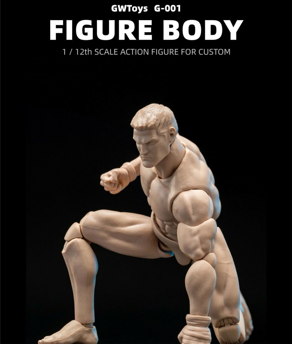 GWToys 1/12 G001 Super Muscle Flexible Action Figure 6inches