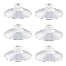 6 Pack Shower Caddy Connectors Suction Cups without Hooks for Bathroom