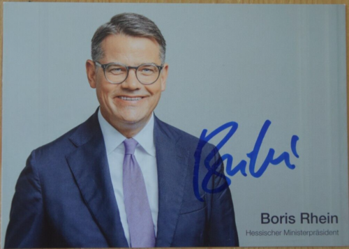 Boris Rhein, Ministerpräsident Hessen, Fotokarte, signiert - Bild 1 von 1