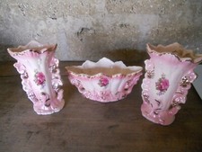 antique porcelain wedding vase set