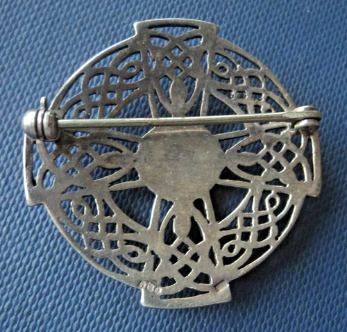 Argent Écossais Broche Celtique Hm 1987 John Hart Hebridean Jewellery South Uist - Photo 3 sur 5