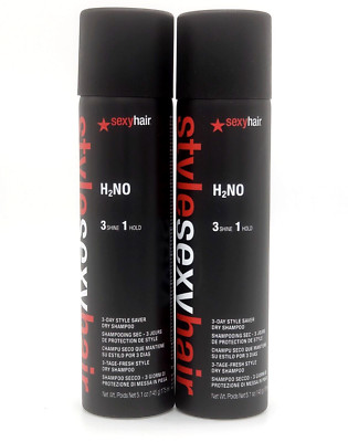 Sexy Hair Style Sexy Hair H2NO 3-Day Style Saver Dry Shampoo 5.1 oz - ''Set of 2''
