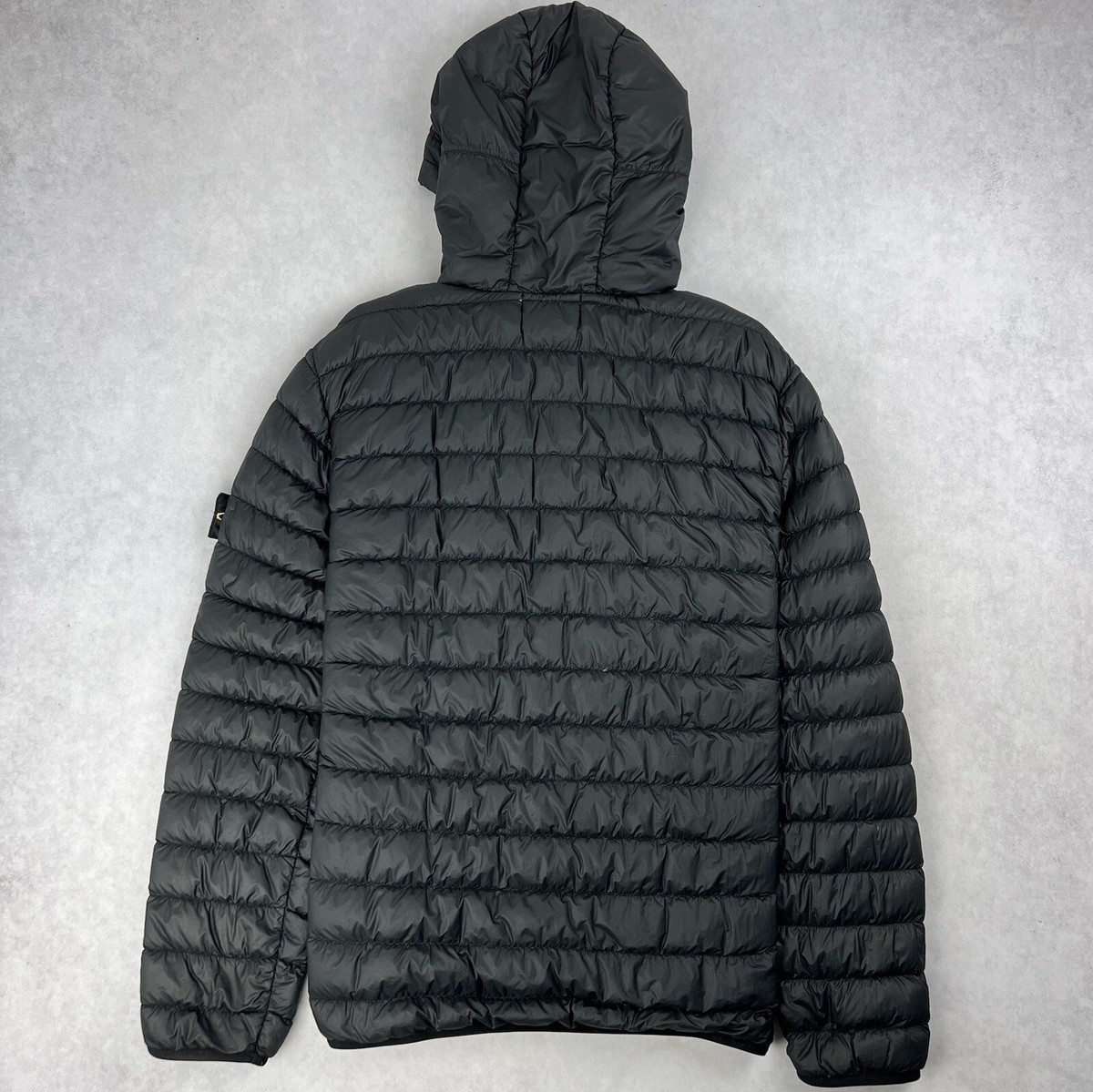 Stone Island Micro Yarn Down Puffer Jacket Black Coat 2XL 2910 - Main Image