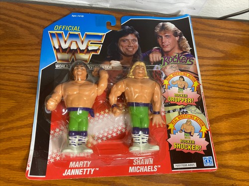 The Rockers WWF Hasbro MOC Series 2 FIGURE Michael...