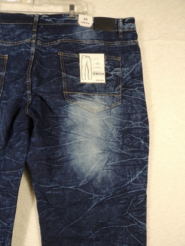 Southpole Jeans Mens Size 46/33 Blue Stretch Active Flex Fade Y2K Denim straight - Picture 10 of 10