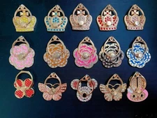 Lilidreamstore Universal 360 Rotating Cell Phone Ring Stand Holder-Crystals