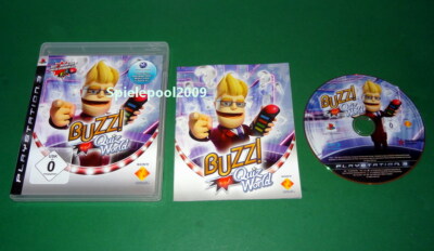 Buzz Quiz World mit Anleitung und OVP DEUTSCH fuer Sony Playstation 3 PS3