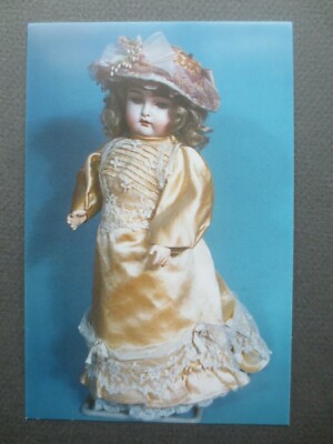 Postkarte Puppen Deutsche Puppe von Kestner Biskuitkopf Chichester West Sussex
