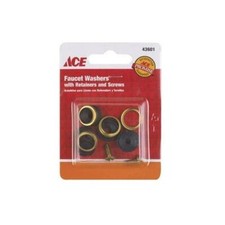 Ace Faucet Washers with Retainers and Screws, 43601