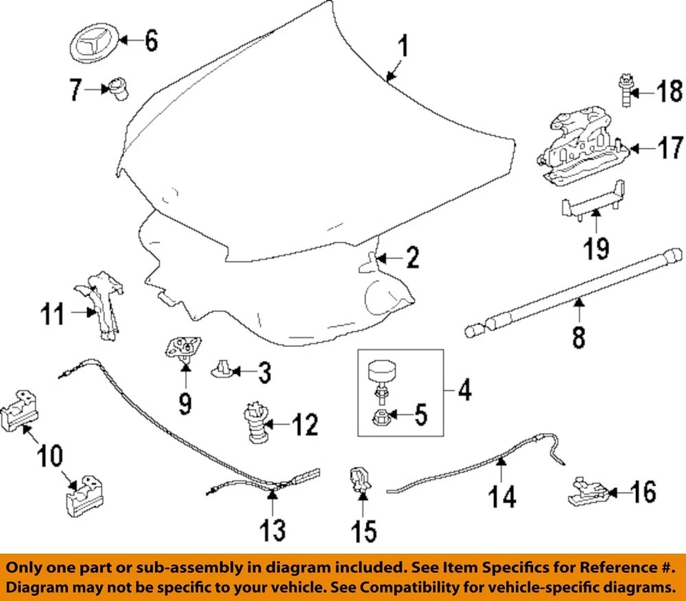 Used Hood fits: 2011 Mercedes-benz Mercedes e-class 207 Type Cpe E350 Grade B Foto 3 de 4