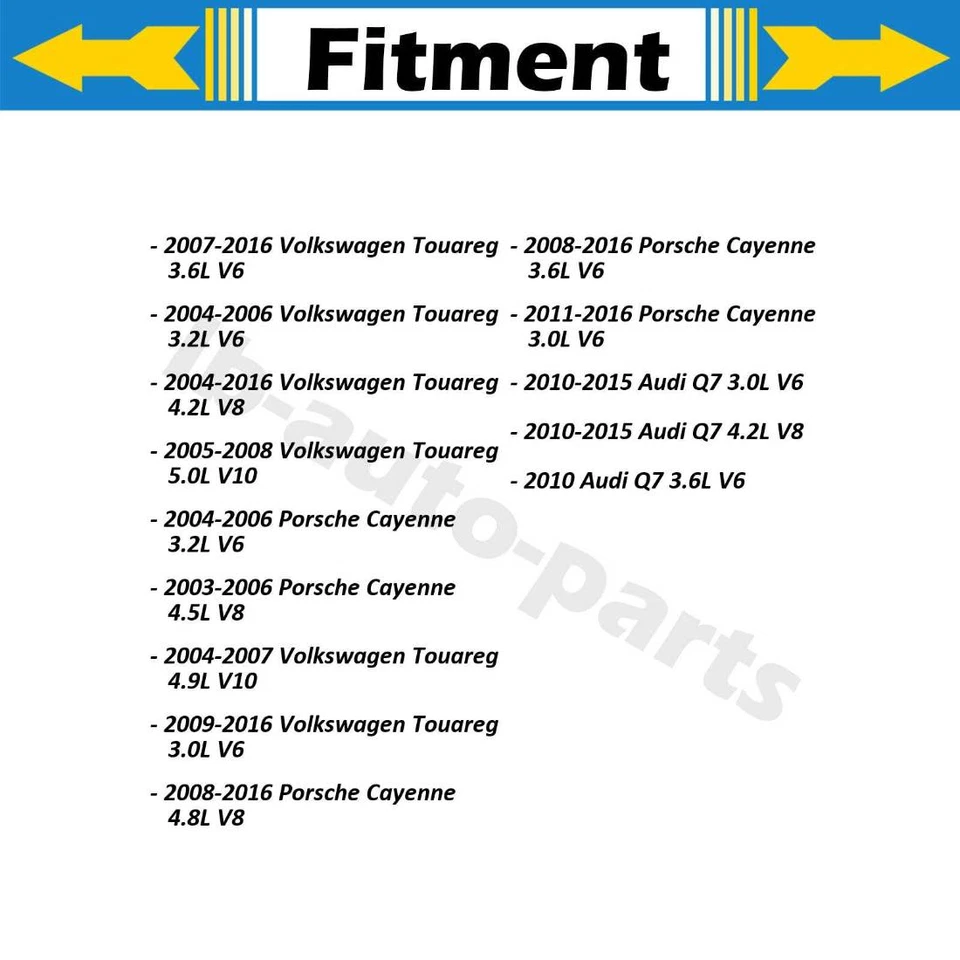 Manguera de freno trasero línea Sunsong 2 piezas para Volkswagen Touareg 2009-2016 3,0 L Foto 2 de 4
