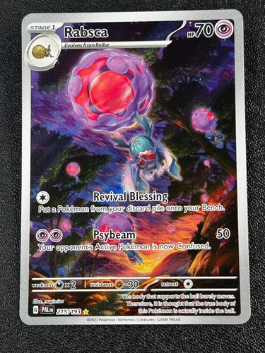 Pokémon TCG Rabsca 215/193 SV02: Paldea Evolved Illustration Rare NM
