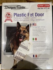 Ideal Designer Series Super Large Plastic Pet Door Flap Size 15x20
