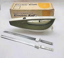 Vintage Hamilton Beach Scovill Electric Knife Model 275A Avocado 