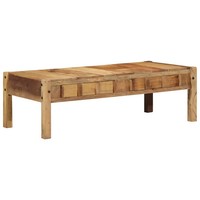Couchtisch Braun 110 X 54 X 35 Cm Massives Upgecyceltes Holz Couchtisch HolzmöBe