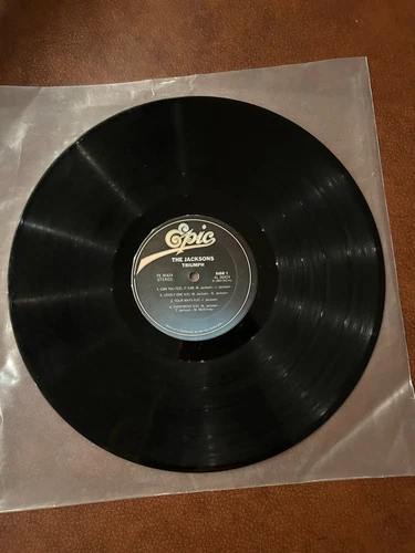 The Jacksons- Triumph Michael Jackson Disco Soul R&B 1980 FE-36424 Vinyl 10''
