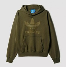 [AY7968] Sudadera con Capucha Adidas Originales ADC Moda Para Hombre - Verde Talla XL