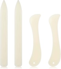 Giantree 4 Pcs Bone Folder Paper Creaser Set, Folding Scoring Burnishing