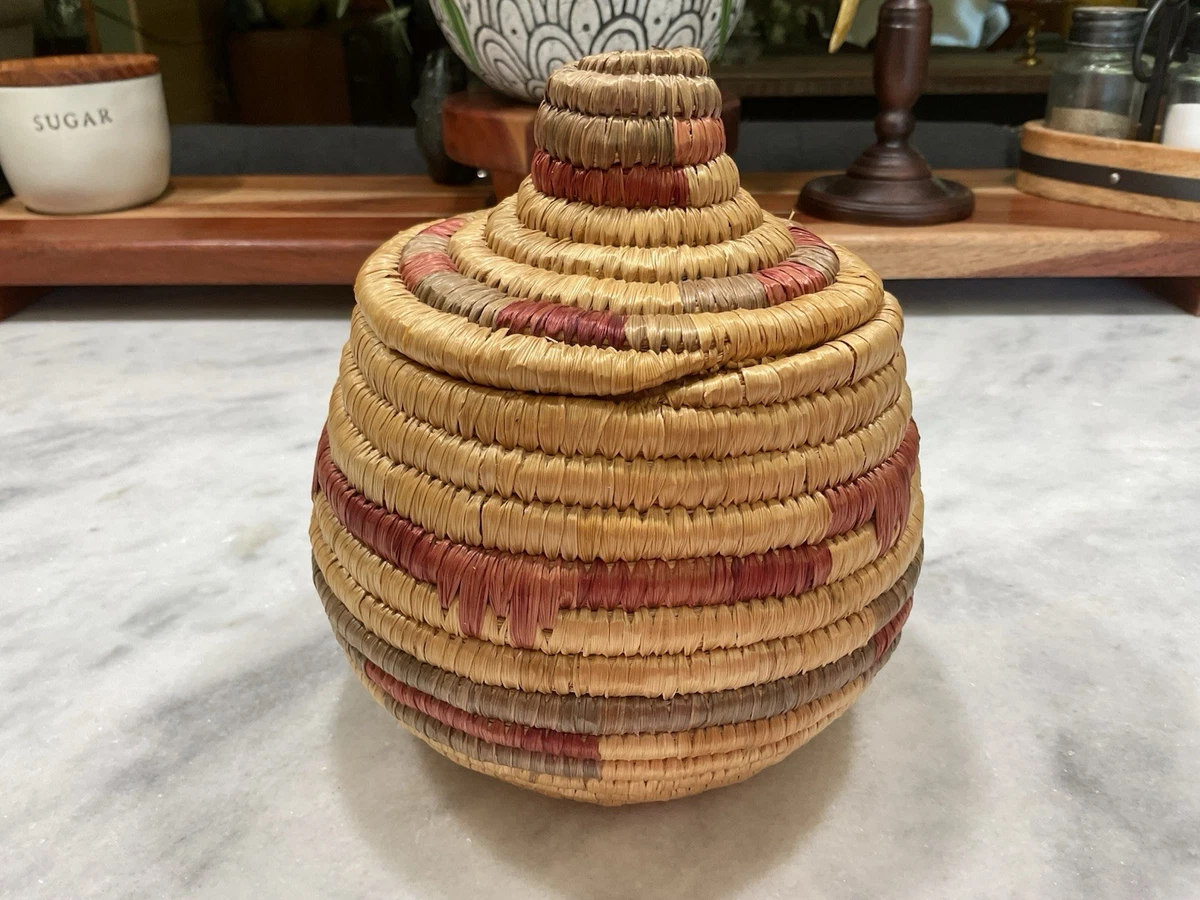 Eskimo Basket Indiana US Native American Baskets (1935-Now) for