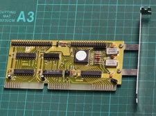 Floppy disk FDD and IDE controller 16-bit ISA card for vintage 286 386 486 PC