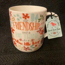 Harvest Green Studio Friendship Mug Designed In England New Bone China NWT