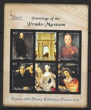 Maldives 2000 Espana 2000 Stamp Exhibition S/S U/M (D717)