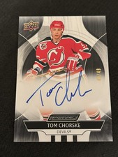 Tom Chorske 2025 Upper Deck Engrained Icons Hockey CA-TC On Card Auto