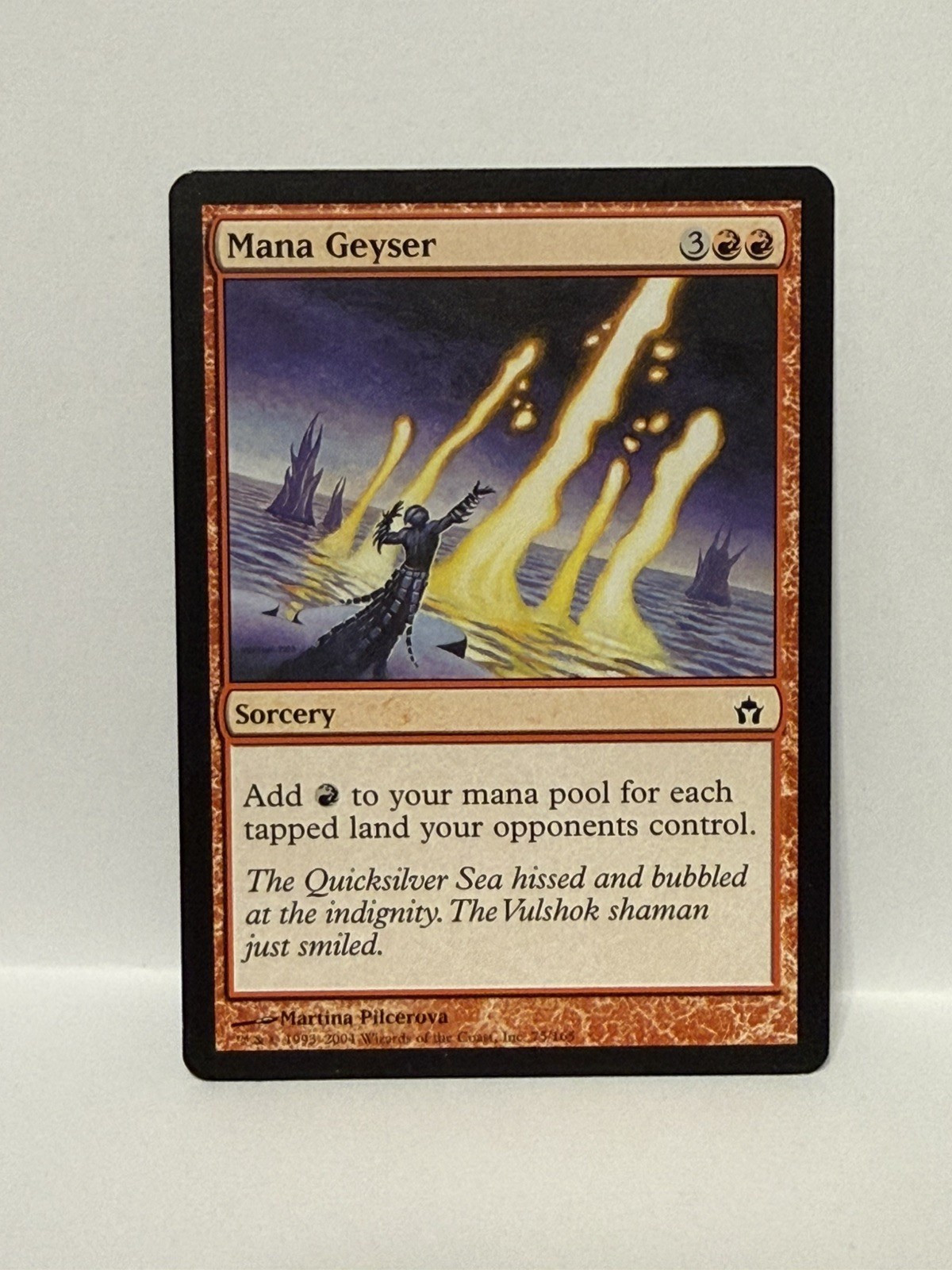 MTG Magic the Gathering Mana Geyser (75/165) Fifth Dawn LP Lightly Played