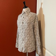 Kennington Men's Vintage Disney Mickey Minnie AOP Button Down Disco Shirt
