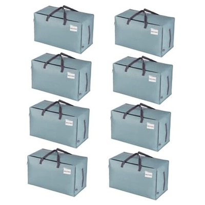  Moving and Storage Bags, Heavy Duty, Alternative to 8 Pack Light Blue Matte