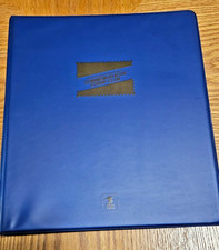 -USPS Commemorative Stamp Club Blue Album Binder-