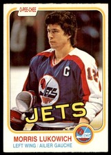 1981-82 O-Pee-Chee Morris Lukowich Winnipeg Jets #370