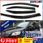 WINDOW VISORS WEATHERSHIELDS fit FOR TOYOTA CAMRY 2007-12 STRIP WEATHER SHIELDS