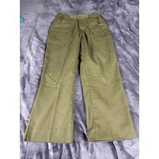 Boy Scouts of America Official Uniform Pants Green Kids Size 16 Waist 28 Vintage