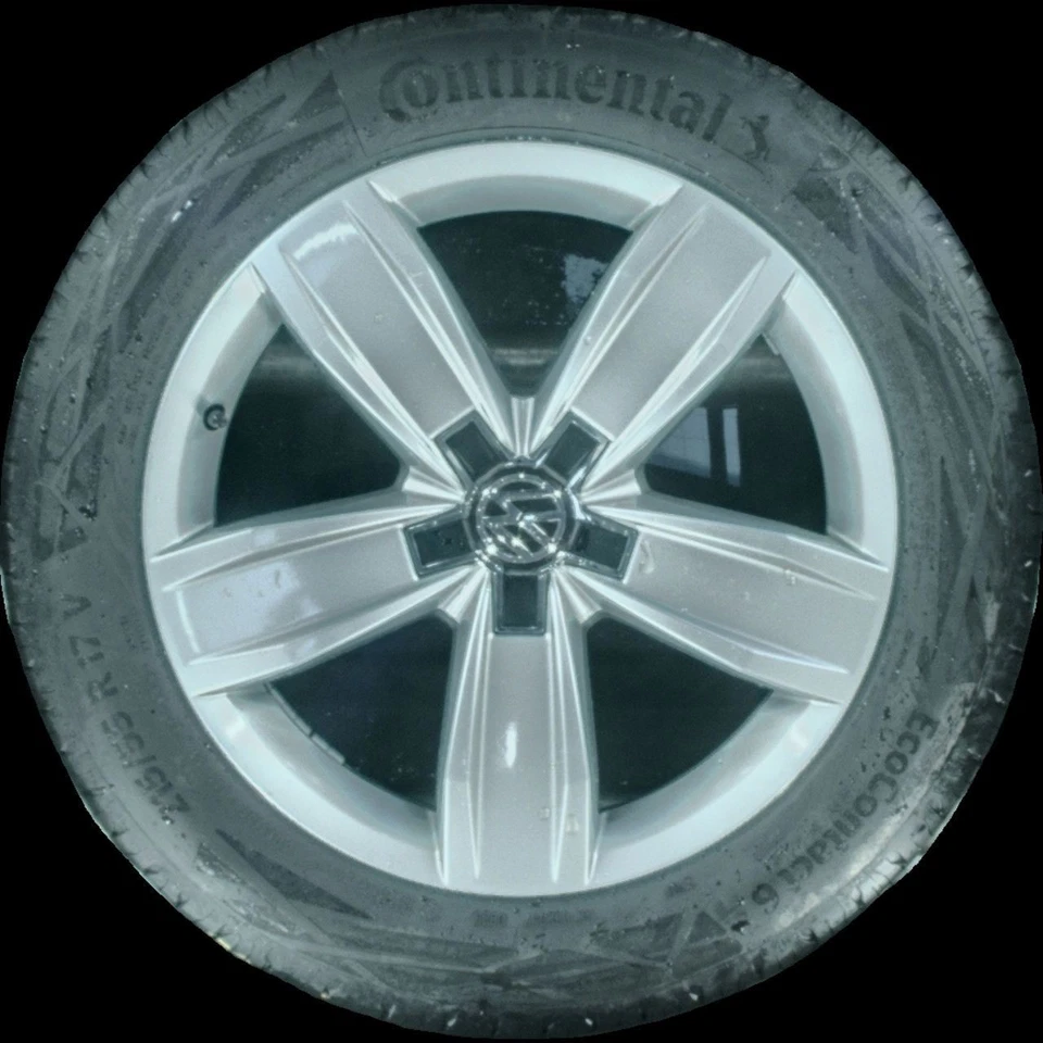 215/55 R17 Sommerreifen VW PASSAT 3G 17 Zoll Alufelgen Komplettsatz 5mm - Bild 2 von 4