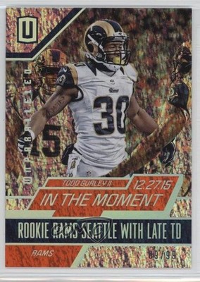 2016 Panini Unparalleled In the Moment Orange 9/99 Todd Gurley II #ITM-14 2m4