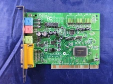 Creative Sound Blaster CT4810 PCI Audio Sound Card w Gameport Untested