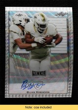 2020 Leaf Metal US Army All-American Bowl Flag Etch 1/1 Bijan Robinson Auto lz7