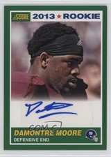 2013 Score 2013 Rookie Signatures Damontre Moore #353 Auto 0m0