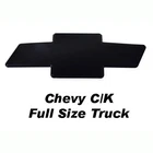Front Billet Bowtie Grille Emblem 94-98 Chevy C/K Full Size PU Truck Smooth Blk