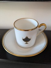 Richard Ginori Italy Mokka Espresso Tasse Gedeck 2 Teilig Impero Black