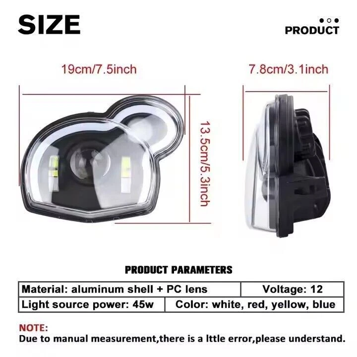 Kit de faros LED DRL para BMW G650GS G 650 X challenge/Xmoto/HP2 Megamoto 06-07 Foto 2 de 4