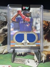 2024 Topps Tribute Baseball Vladimir Guerrero Jr #DR-VG Dual Relic Gold /75